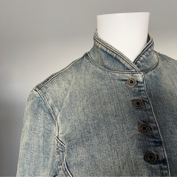 Lauren Jeans Co Ralph Lauren Denim Jacket Button Front Cotton Womens Size Small - Picture 3 of 6